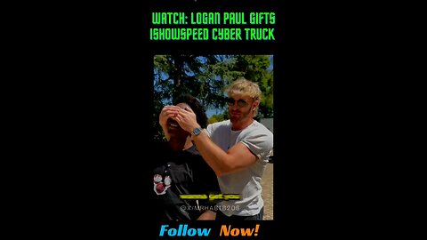 Logan Paul gifts iShowSpeed cyber truck for helping him retain title against Randy Orton