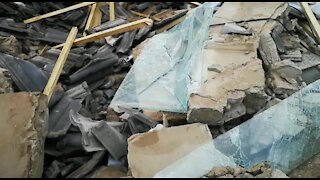 SOUTH AFRICA - Durban - Houses demolished by the eThekwini municipality (Videos) (STk)