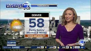 Denver weather warming up - for now...