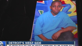 13-year-old killed by apparent gunplay