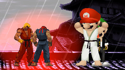 MUGEN - CVS Evil Ryu & CVS Evil Ken vs. Maryu & Luigi Kusanagi - Download