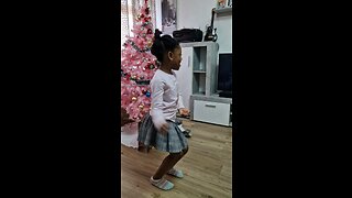 Baby girl dancing