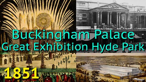 Buckingham Palace Hyde Park Great Exhibition Crystal Palace Worlds Fair