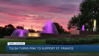 Tulsa turns pink to support Saint Francis