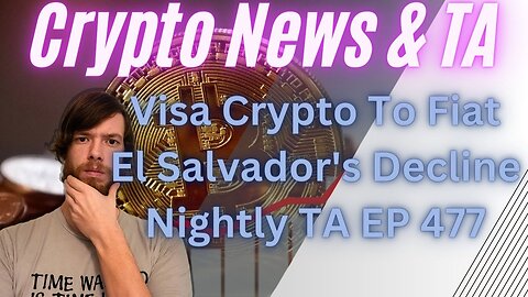 Visa Crypto To Fiat, El Salvador's Decline, Nightly TA EP 477 1/30/24