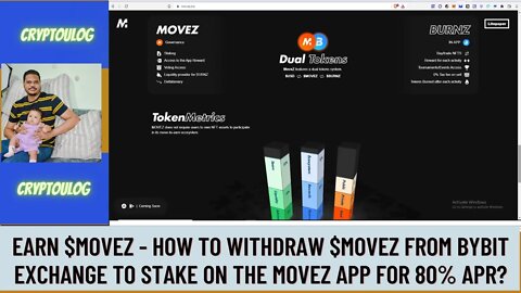 Earn $MOVEZ - How To Withdraw $MOVEZ From Bybit Exchange To Stake On The Movez App For 80% APR?