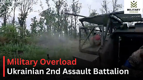 Ukrainian 2nd Assault Battalion Destroying Russian Trenches