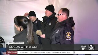 Hot cocoa and community engagement: Omaha Police hosts Cocoa with a Cop