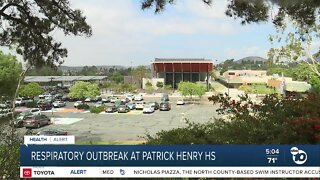 Respiratory outbreak suspected at Patrick Henry High School