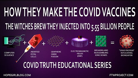 How They Make The Covid Vacccines. The Witches Brew They Injected Into 5.55 Billion People.