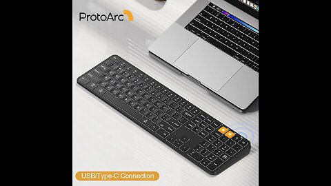 Backlit Wireless Keyboard Rechargeable Full Size Illuminated Keyboards