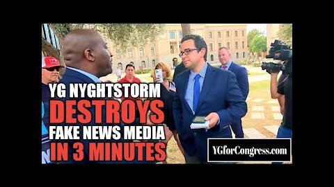 YG Nyghtstorm DESTROYS FAKE NEWS MEDIA in 3 minutes!