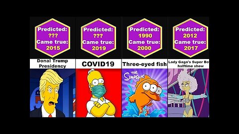 20 previsioni nei cartoni animati dei Simpson che si sono realmente avverate negli anni CLASSIFICA