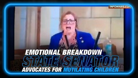 VIDEO: Erratic State Senator Has Breakdown Advocating for Mutilating