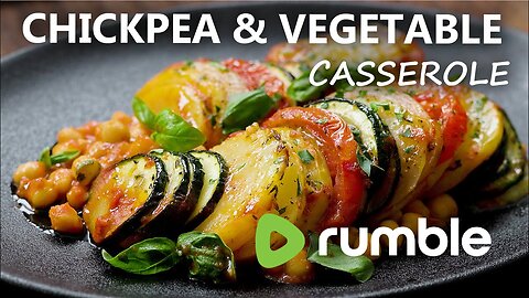 CHICKPEA and VEGETABLE CASSEROLE Recipe | Healthy Vegan and Vegetarian Meal Ideas | Chickpea Recipes