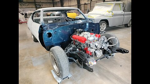 70chevelle back on frame