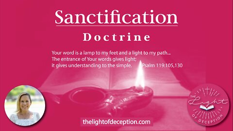 Sanctification Booklet Overview | Danette Lane