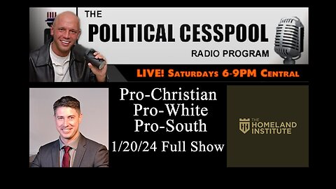 The Political Cesspool w/ James Edwards (1/20/24) | Guest: David Zsutty of The Homeland Institute