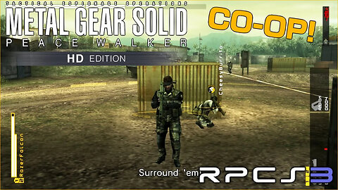 Metal Gear Solid PeaceWalker HD (CO-OP)| RPCS3 | PC | Playing our third mission