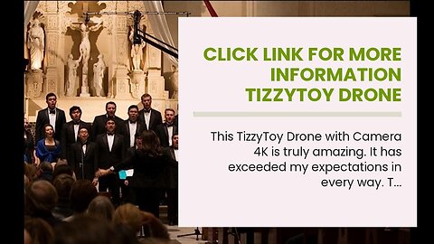 Click link for more information TizzyToy Drone with Camera 4K, Drones for adults, WiFi FPV RC Q...