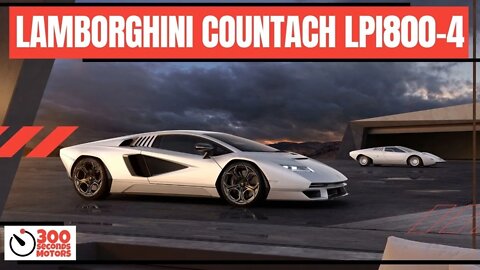 LAMBORGHINI COUNTACH LPI 800-4 A design and technology benchmark for modern super sports cars