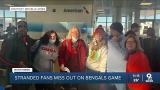 Stranded Bengals, Chiefs fans miss out on AFC Championship