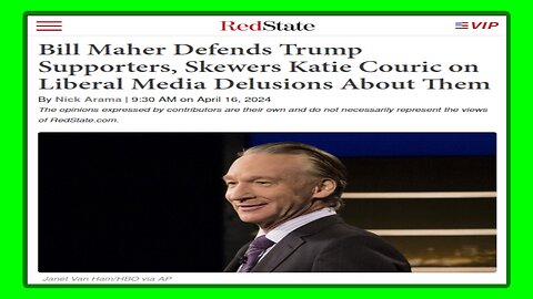 Bill Maher Defends Trump Supporters - 4/18/24