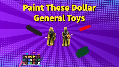 Painting Dollar General Toy Fig For Practice EP 2
