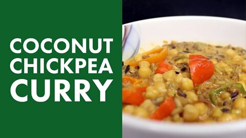 Coconut Chickpea Curry | Easy Vegan Dinner Idea