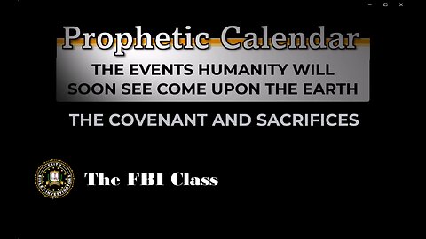 The Covenant and the Sacrifices
