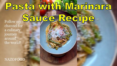 Pasta with Marinara Sauce Recipe: A Taste of Italy in Every Bite | رسپی پاستا با سس مارچوبه