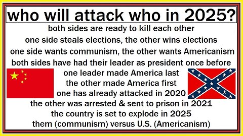 who will attack who in 2025