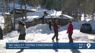 Ski Valley opens tomorrow for the first time this season