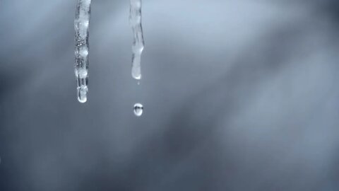 Beachfront B Roll Icicle Melting in Slow Motion Free to Use HD Stock Video Footage