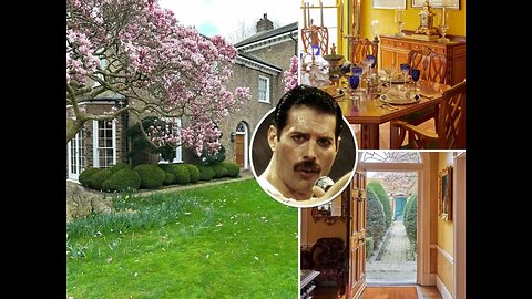 Freddie Mercury’s London home hits the market for the first time since his death for $58m