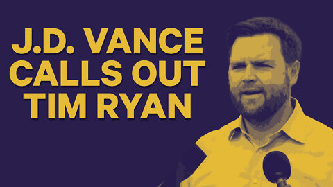 J.D. Vance CALLS OUT Opponent Tim Ryan in Debate