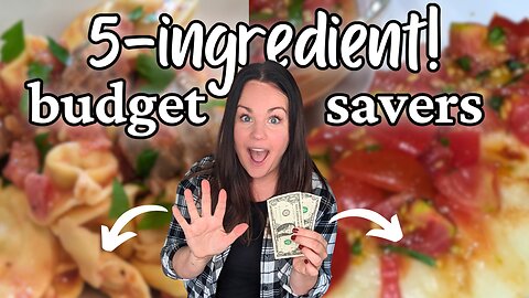 5-INGREDIENT Recipes that will SAVE YOUR BUDGET | Cheap and Easy Recipes
