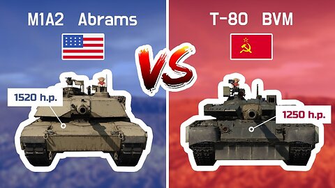 M1 Abrams! WELCOME TO FORMER UKRAINE AND RUSSIAN WINTER! M1 Abrams vs. T-80 in nearly identical if not harder conditions for the T-80!
