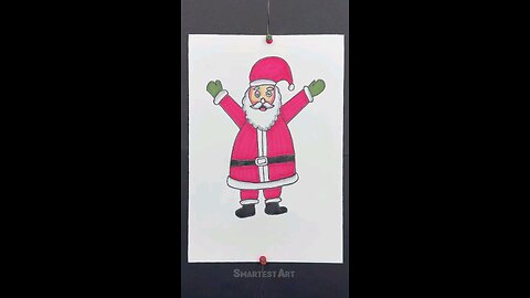 How to Draw Santa Claus, Christmas Drawing #merrychristmas #santaclaus #artomg