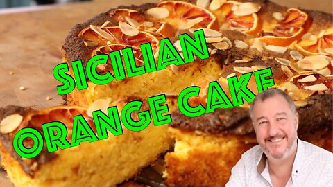 Sicilian whole orange and almond cake