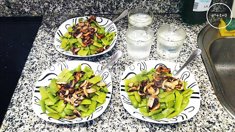 +11 003/004 003/013 001/007 green beans with mushrooms · dialectical veganism of spring +11ME 003