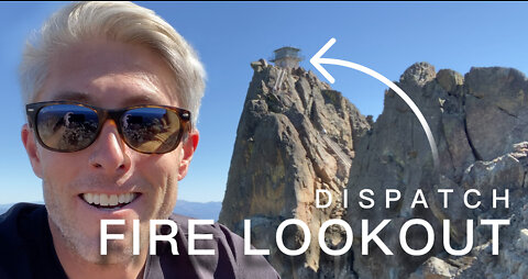 Fire Lookout Climb in Sierra Buttes California. Check out the drone!