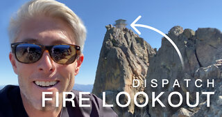 Fire Lookout Climb in Sierra Buttes California. Check out the drone!