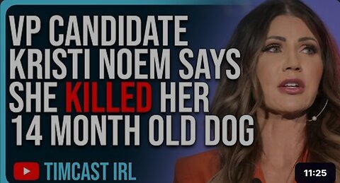 VP Candidate Kristi Noem Says She Killed Her 14 Month Old Dog, The Internet Is PISSED