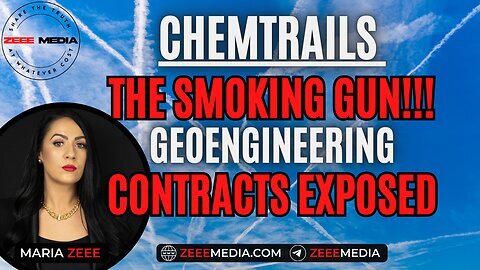MariaZeee: WORLD FIRST: CHEMTRAILS - The Smoking Gun!!! Geoengineering Contracts EXPOSED!