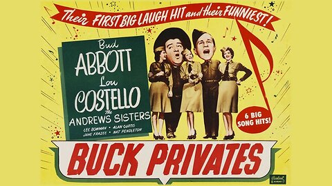 Buck Privates (1941) - Abbott and Costello's Hilarious Military Misadventures