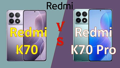 New Mobile | Redmi K70 VS Redmi K70 Pro | Full Comparison | @technoideas360