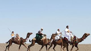 Camel racing in Zahedan,Iran