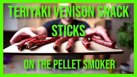 Homemade Teriyaki Beef and Venison Snack Sticks - Better than slim jims!