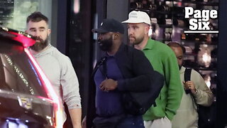 Travis Kelce grabs dinner with brother Jason in LA after vacationing with Taylor Swift